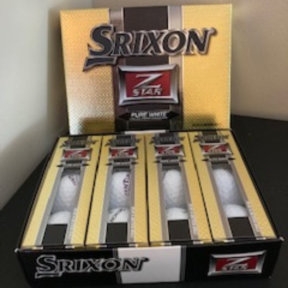 SOLD -❤️ * NWOT - Single Box of SRIXON Z STAR Pure White Golf (3 Balls) - Picture 4 of 6